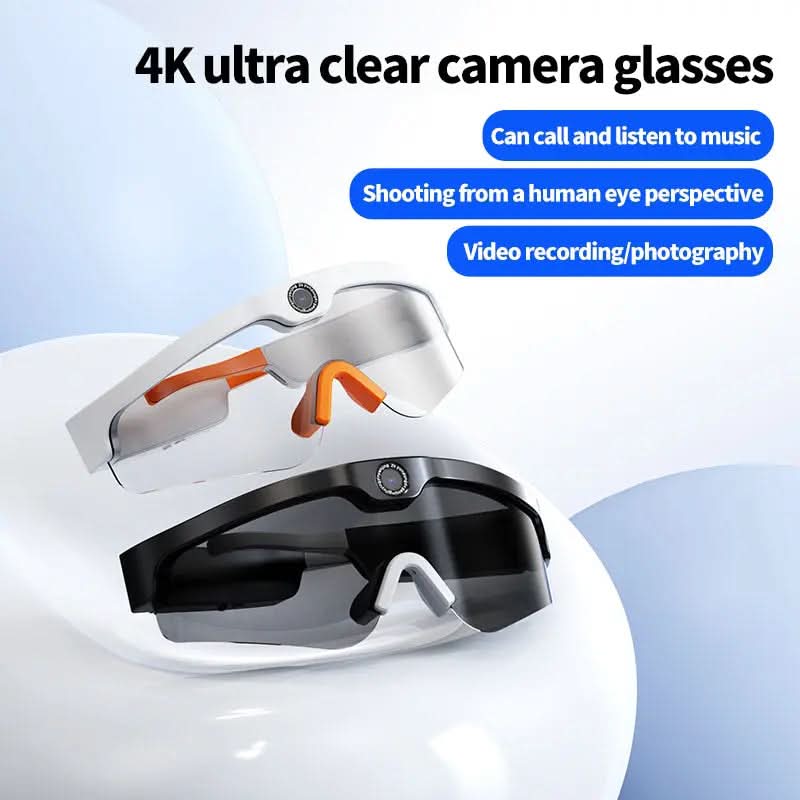 XV15 Smart Bluetooth Sports Ai Glasses with 4K HD Camera, Video Recording, Dash Cam, Music and Hands-Free Calls Hconce