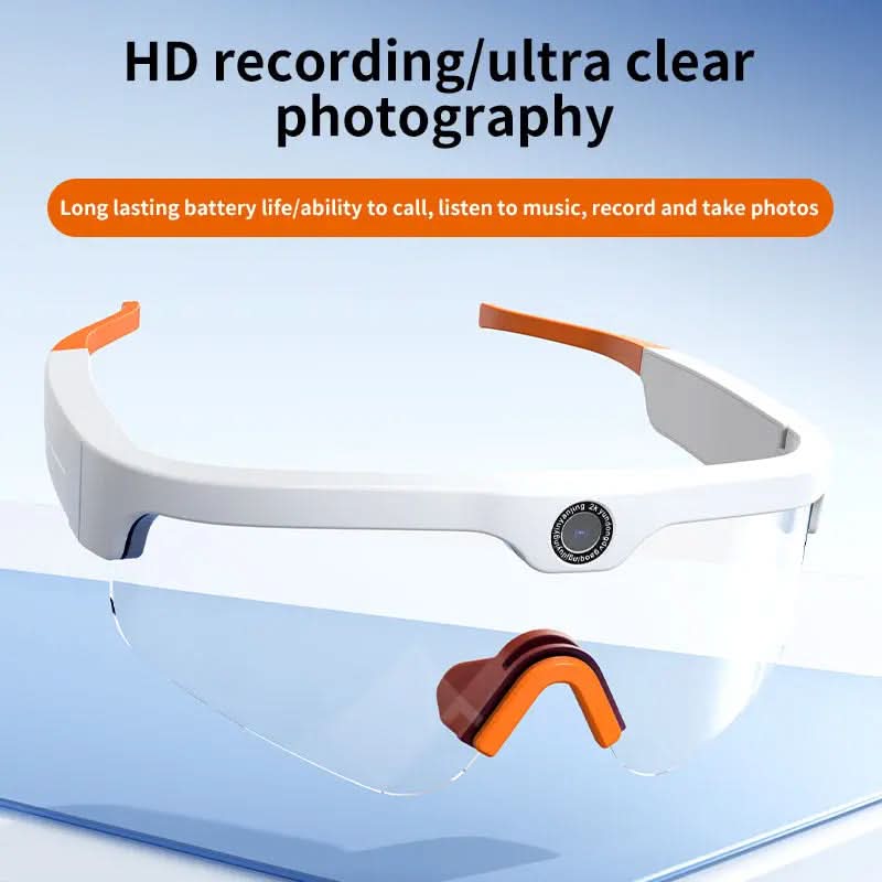 XV15 Smart Bluetooth Sports Ai Glasses with 4K HD Camera, Video Recording, Dash Cam, Music and Hands-Free Calls Hconce